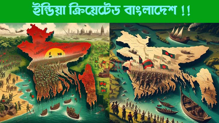 ইন্ডিয়া ক্রিয়েটেড বাংলাদেশ !!