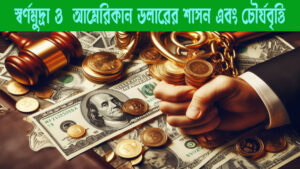 স্বর্ণমুদ্রা ও আমেরিকান ডলারের শাসন এবং চৌর্যবৃত্তি
